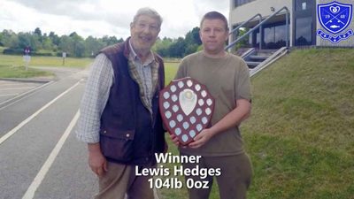 Lewis Hedges, winner of the 2019 24 hour match